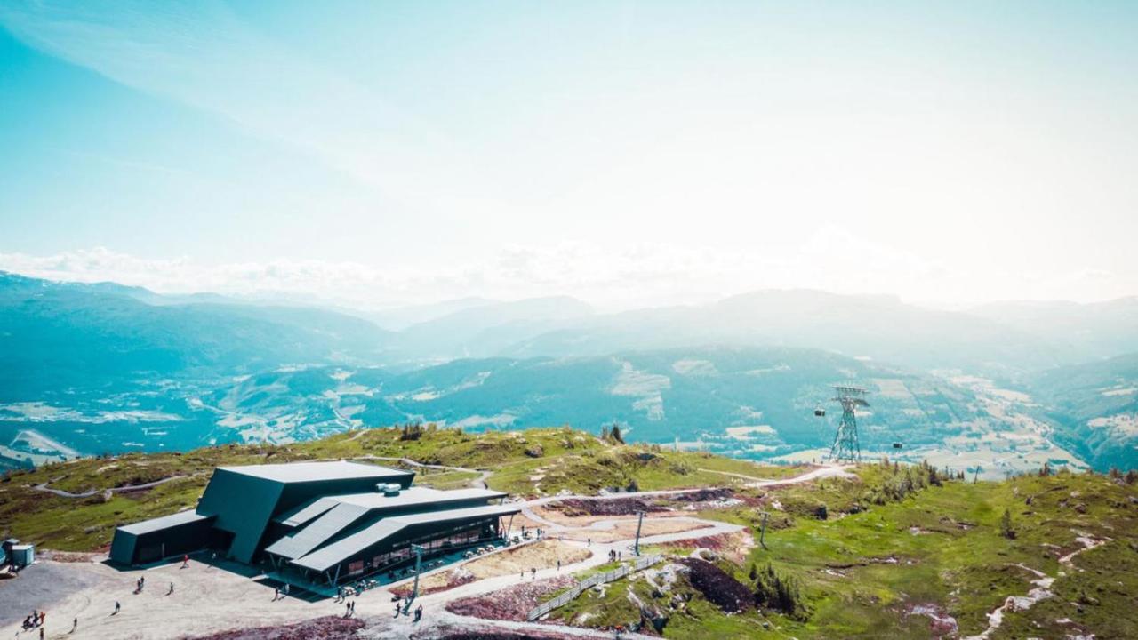 New And Exclusive Cottage In Voss With A Great View 斯屈勒斯塔穆 外观 照片