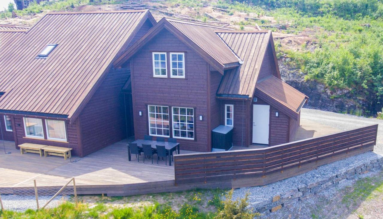 New And Exclusive Cottage In Voss With A Great View 斯屈勒斯塔穆 外观 照片