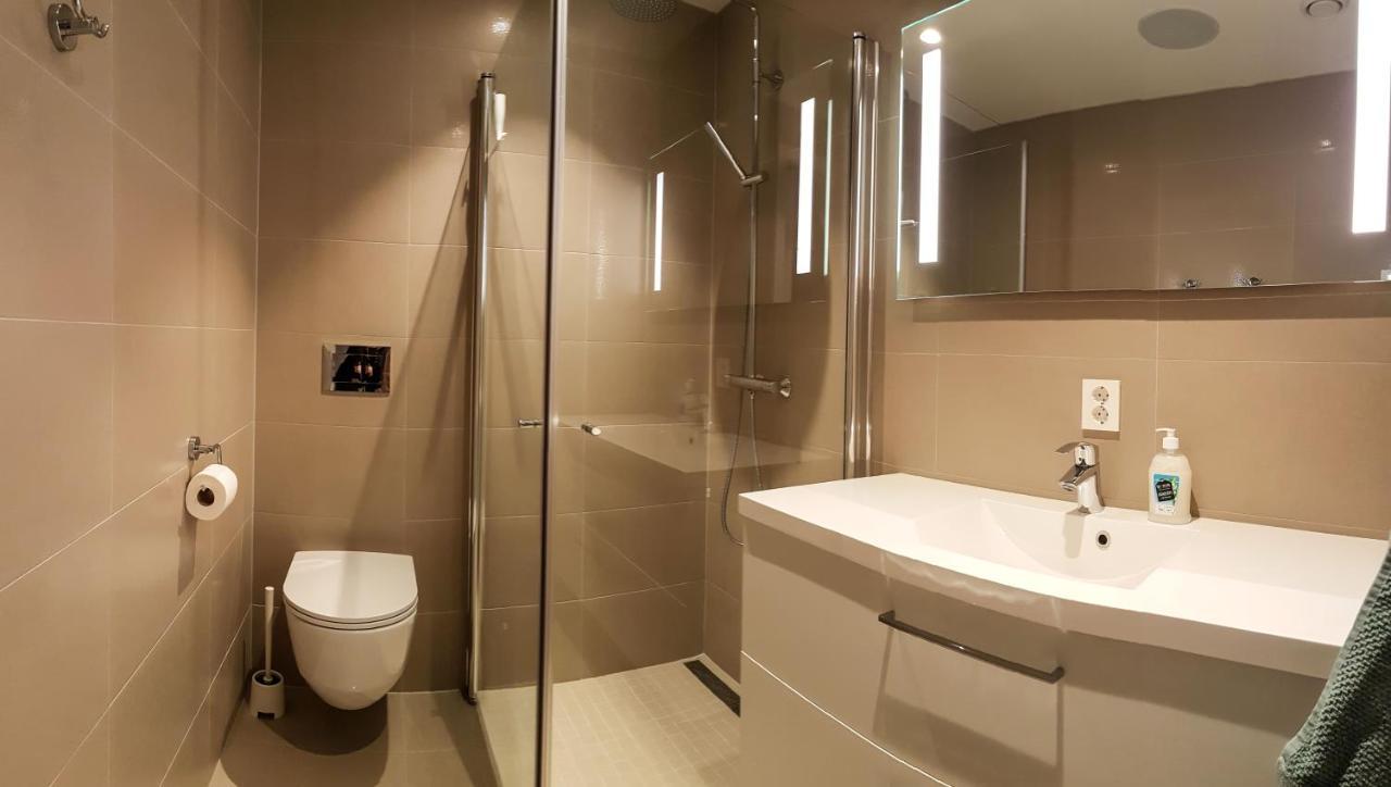 New And Exclusive Cottage In Voss With A Great View 斯屈勒斯塔穆 外观 照片