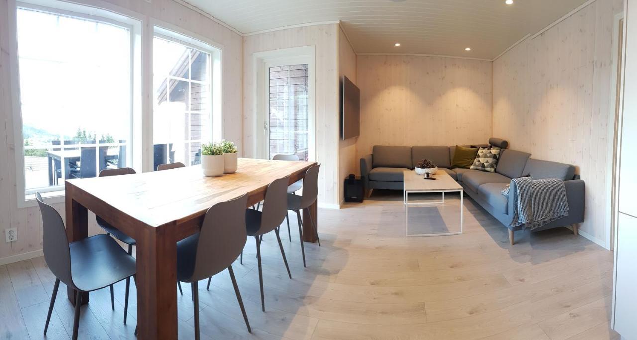 New And Exclusive Cottage In Voss With A Great View 斯屈勒斯塔穆 外观 照片
