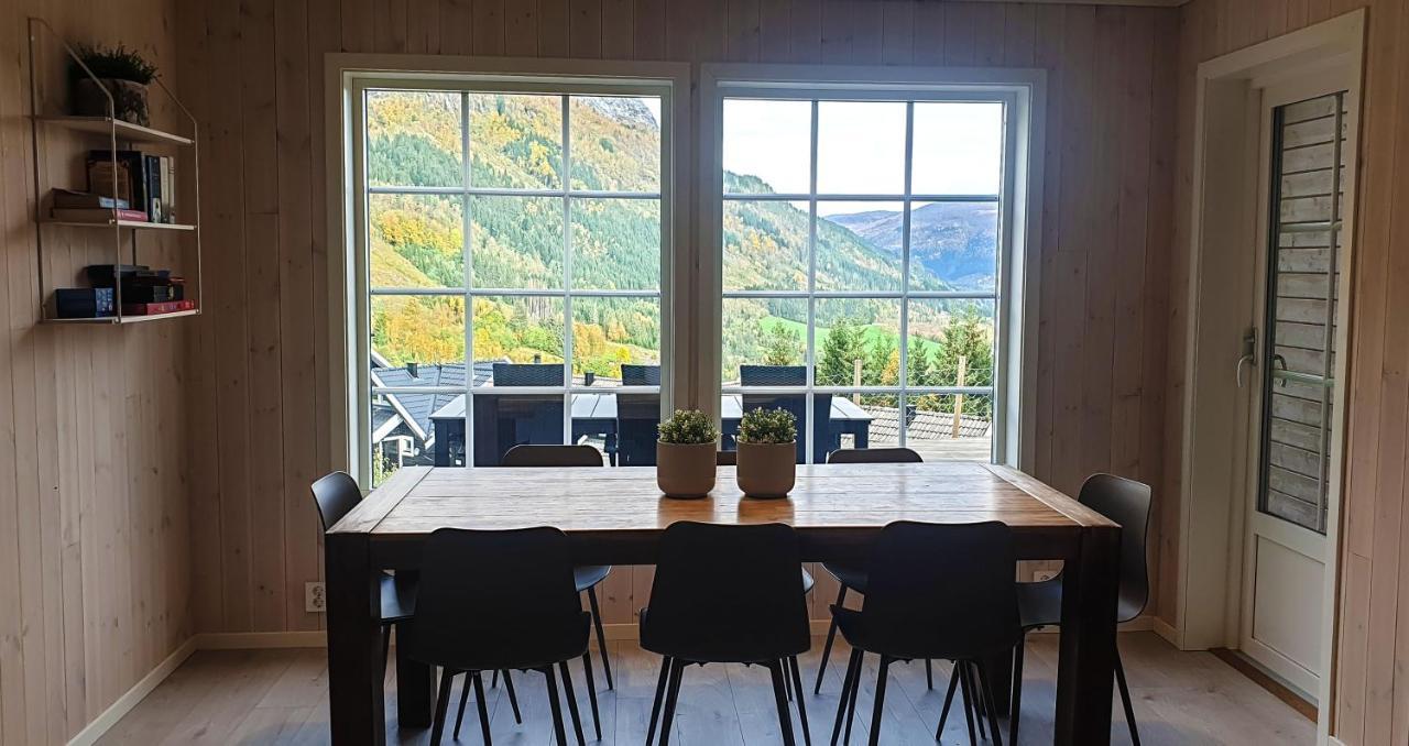 New And Exclusive Cottage In Voss With A Great View 斯屈勒斯塔穆 外观 照片